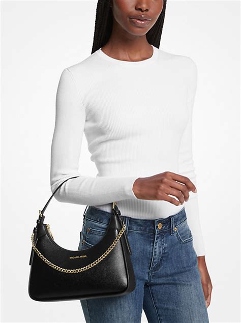 michael kors outlet wilma medium leather shoulder bag|wilma leather shoulder bag.